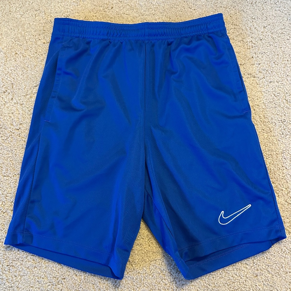 Nike Dri Fit Shorts, Youth Large, Blue